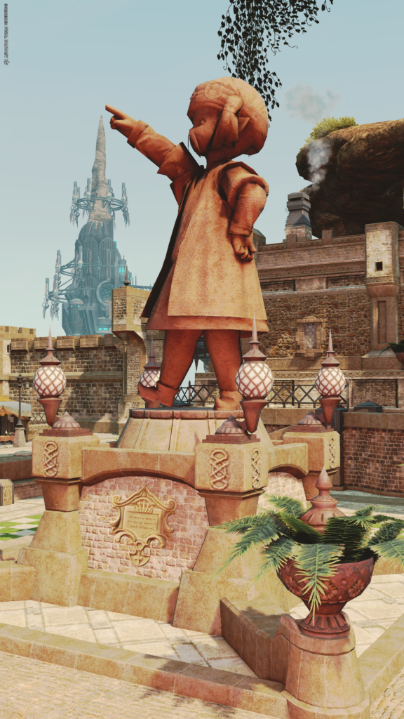 A screenshot from FFXIV. The image shows Lord Lolorito from Vesper Bay.